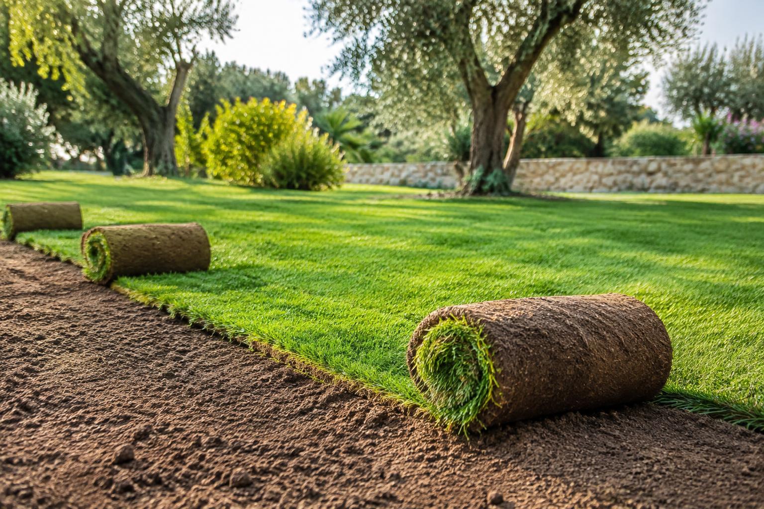 Un lavoro reale EasyGarden per il servizio Prato pronto